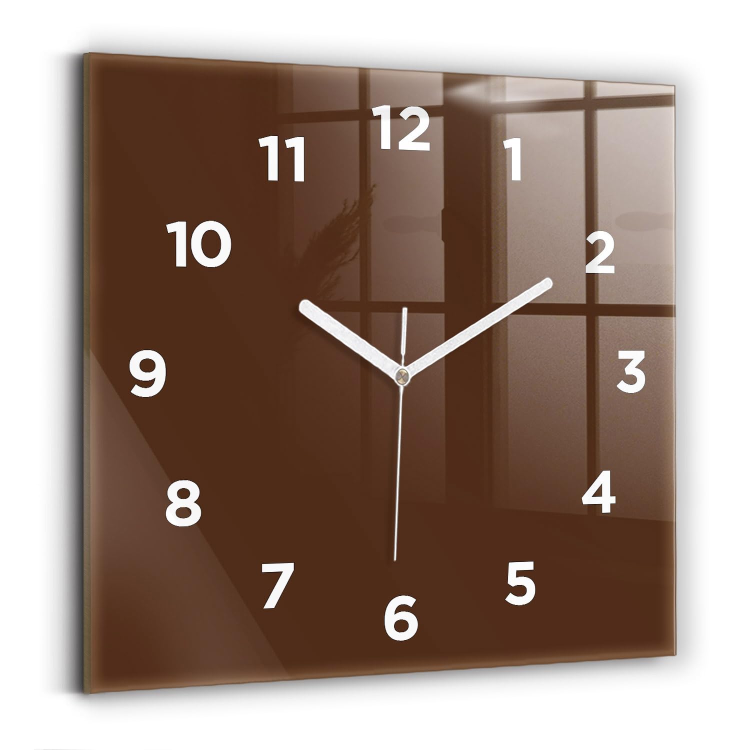 Horloge murale silencieuse à batterie Wallfluent pour stopper les bruits de tic-tac
