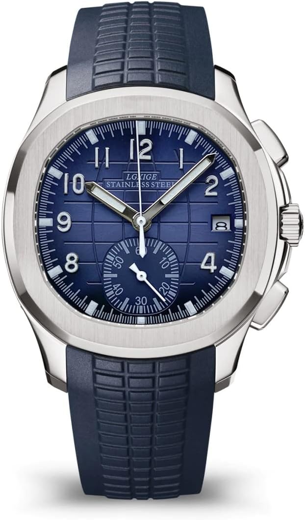TIME WARRIOR Men's Watches LGXIGE Brand Luxury Fashion Casual Watch AAA Men's Wrist Sport Watch Patek Style Watch for Men