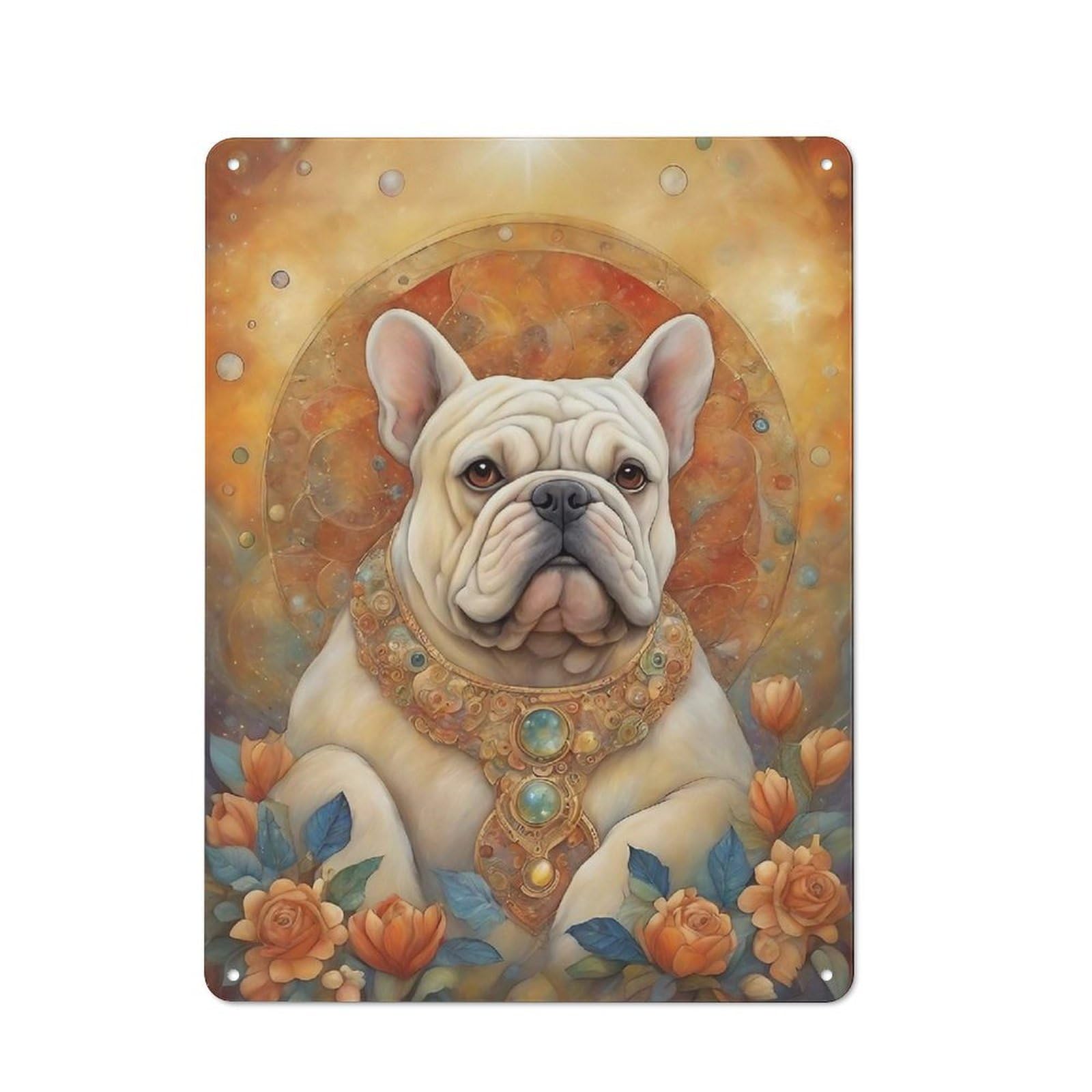 Junmoney Dog00010 Shop Front Style Metal Wall Decor 40X30cm, Cafe Metal Sign For Takeaway, Bar, Kitchen Or Counter Area
