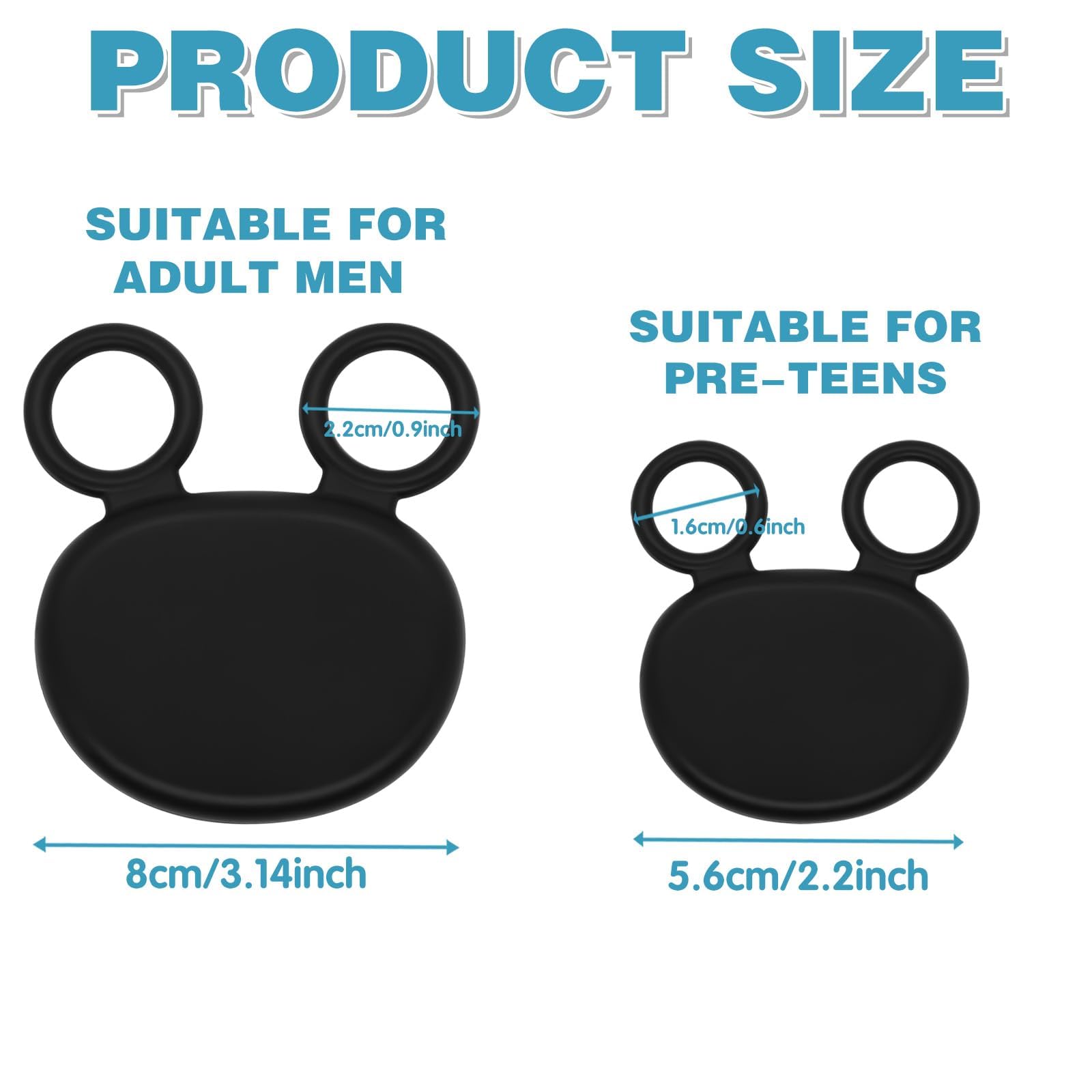 Protectores de Palma de Silicona para Absorción de Impactos, Accesorio de Entrenamiento para Béisbol y Sóftbol (2 Tamaños)