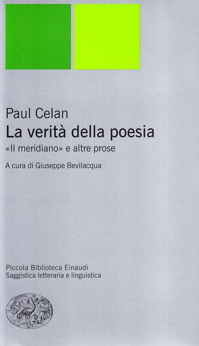 La Verità Della Poesia. «Il Meridiano» E Altre Prose - 4