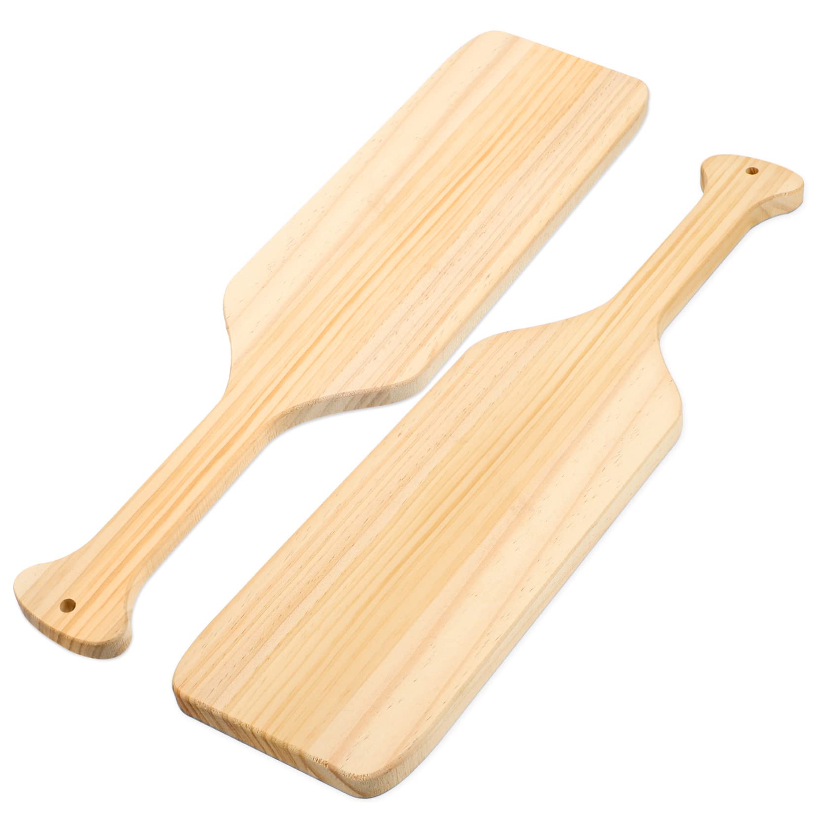 2 Paletas de Madera de Pino Macizo y Lijadas a Mano para Manualidades Diseño Ligero sin Terminar y Decoración del Hogar