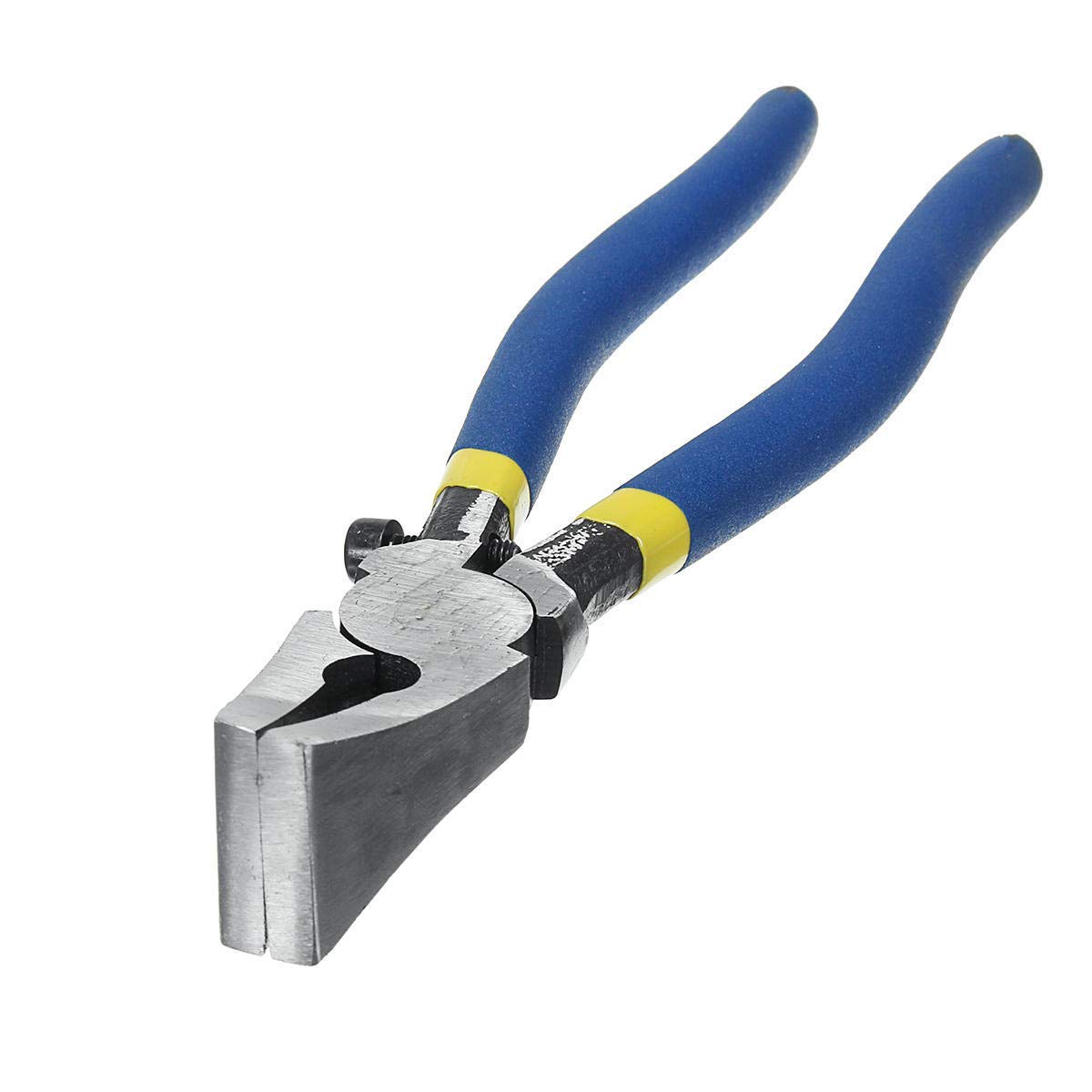 AASONS Breaking/Cutting Glass Pliers - Stained Glass Tools with Flat End, 8" Hand Tool