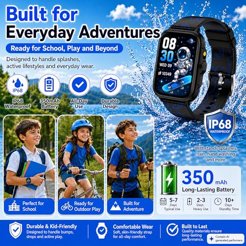 Image of Smart Watch for Kids (Black)