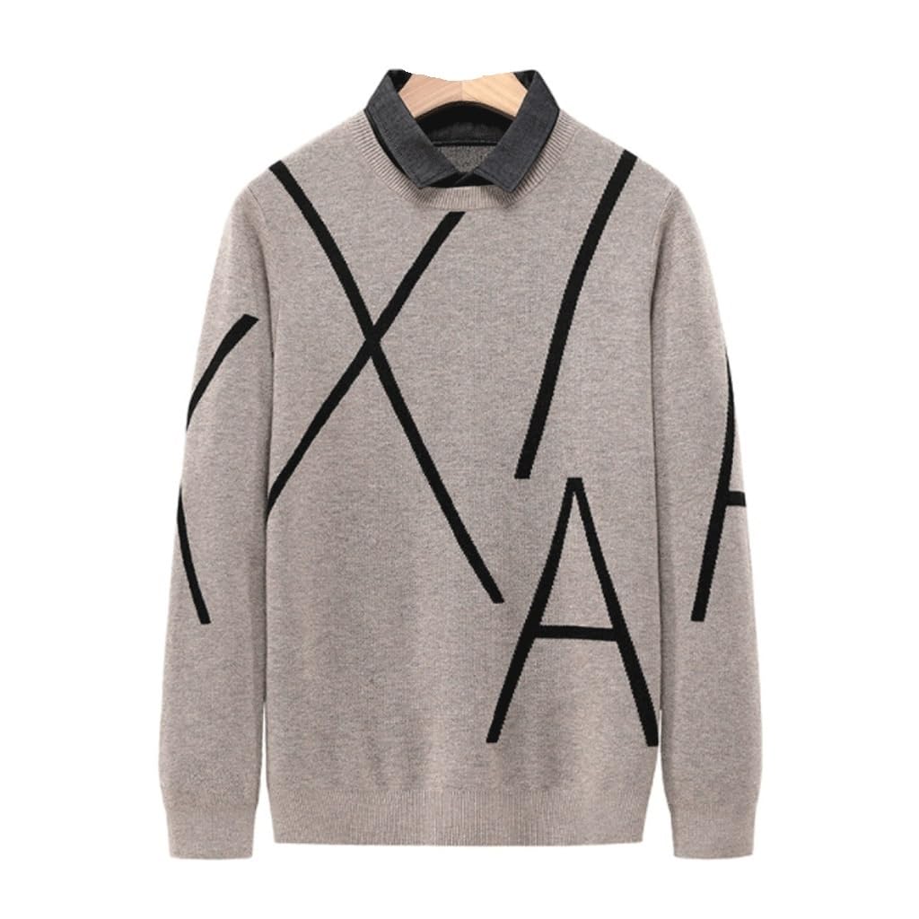 Pull laine hiver casual jumper ample XXXL contre le froid intense