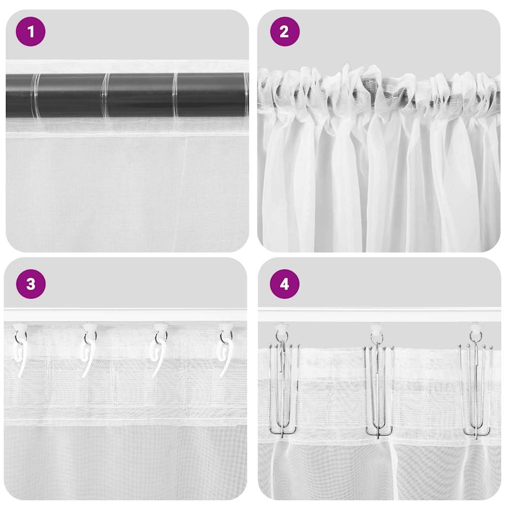 Tende in voile lavabili, 2 pezzi, semitrasparenti in voile, per una luce accogliente, facili da appendere, con tasche per asta, con occhielli, colore: rosso vinaccia