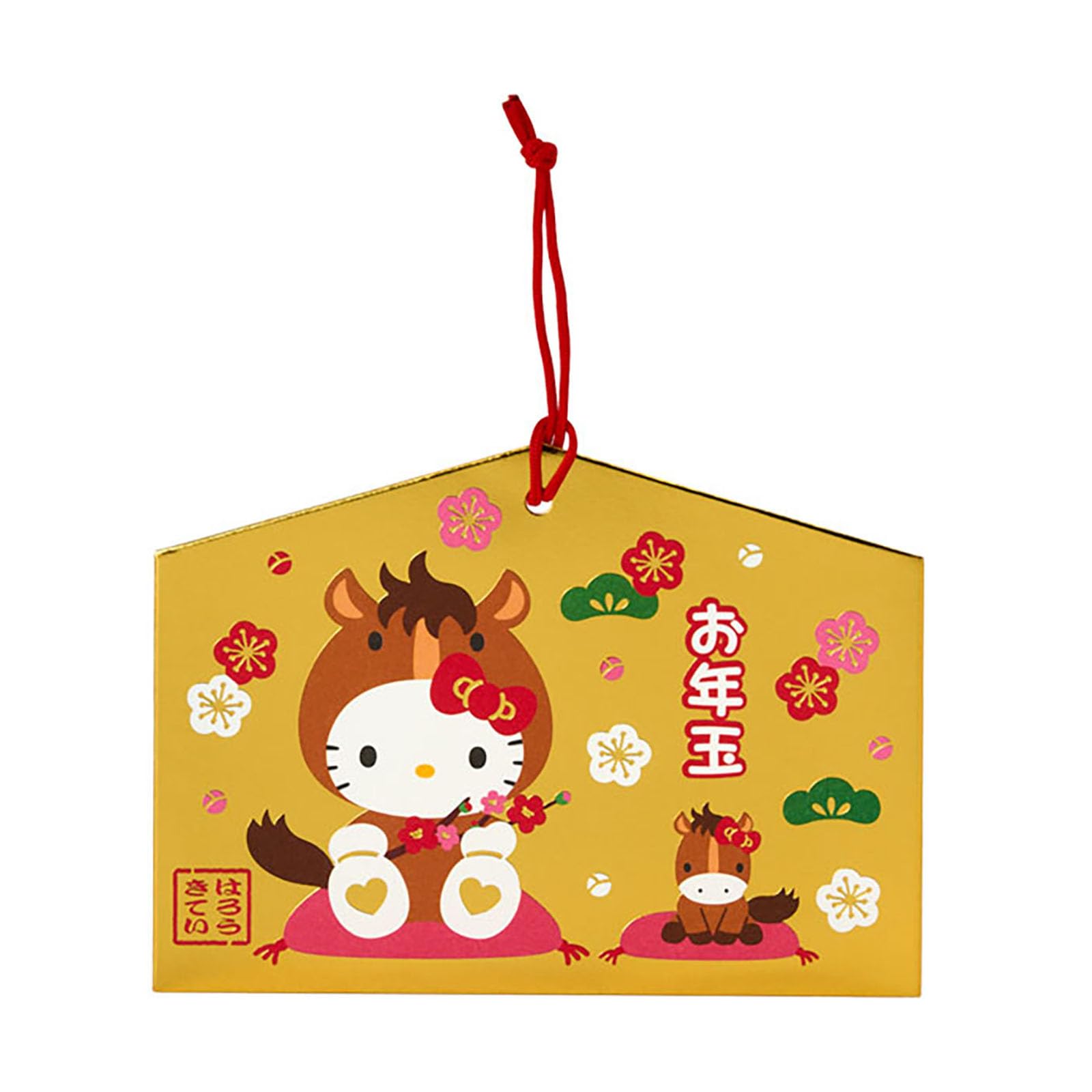 レトロ　HELLO KITTY キキララ　ハローキティ ポチ袋 お年玉にもぴったり！昔懐かしいレトロなポチ袋が何度も使えるミニ