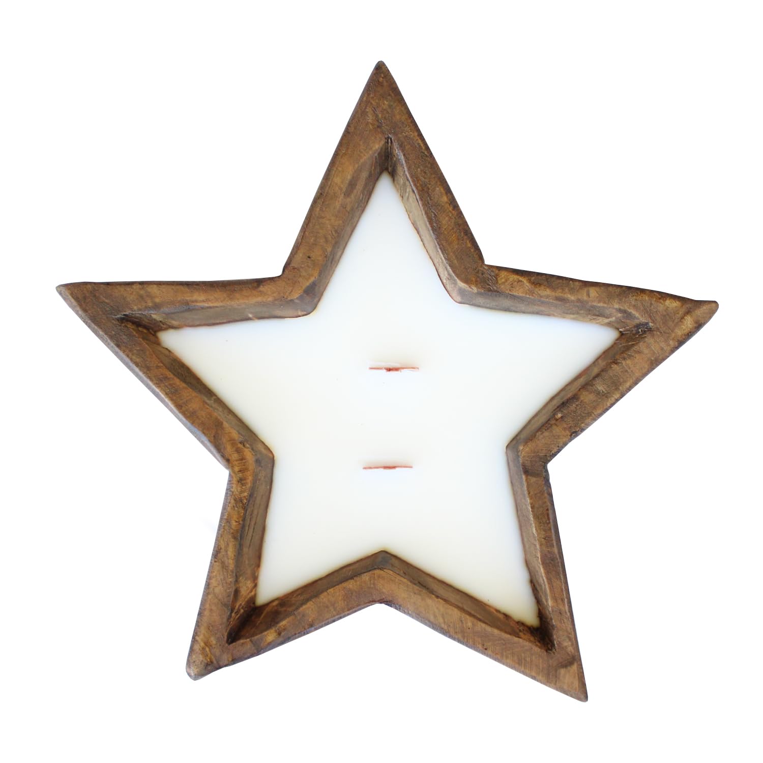 McCall’s Candles | Pineapple Cupcake | Rustic Star-Shaped Bread Bowl Candle | Multi-Wick with Crackling Wooden Wicks | USA-Poured Wax | Farmhouse Décor