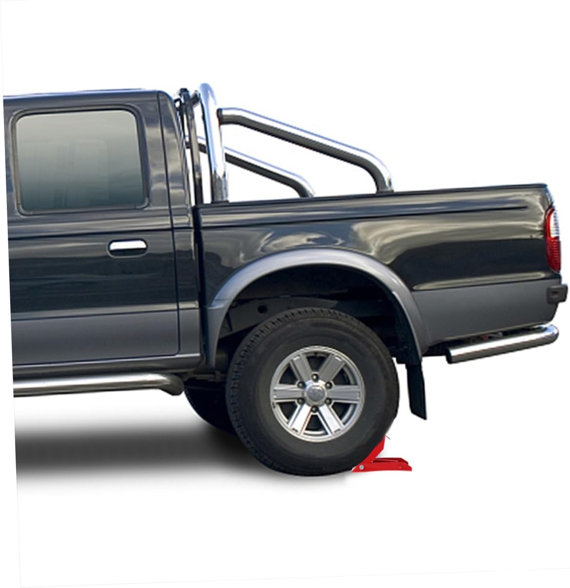 Mobestech 2pcs Heavy Duty Rv Tire Chocks Portable Non- Wheel Stabilizers for Trailers Prevents Tire Wear and Accurate Positioning for Parking Lots and Garages