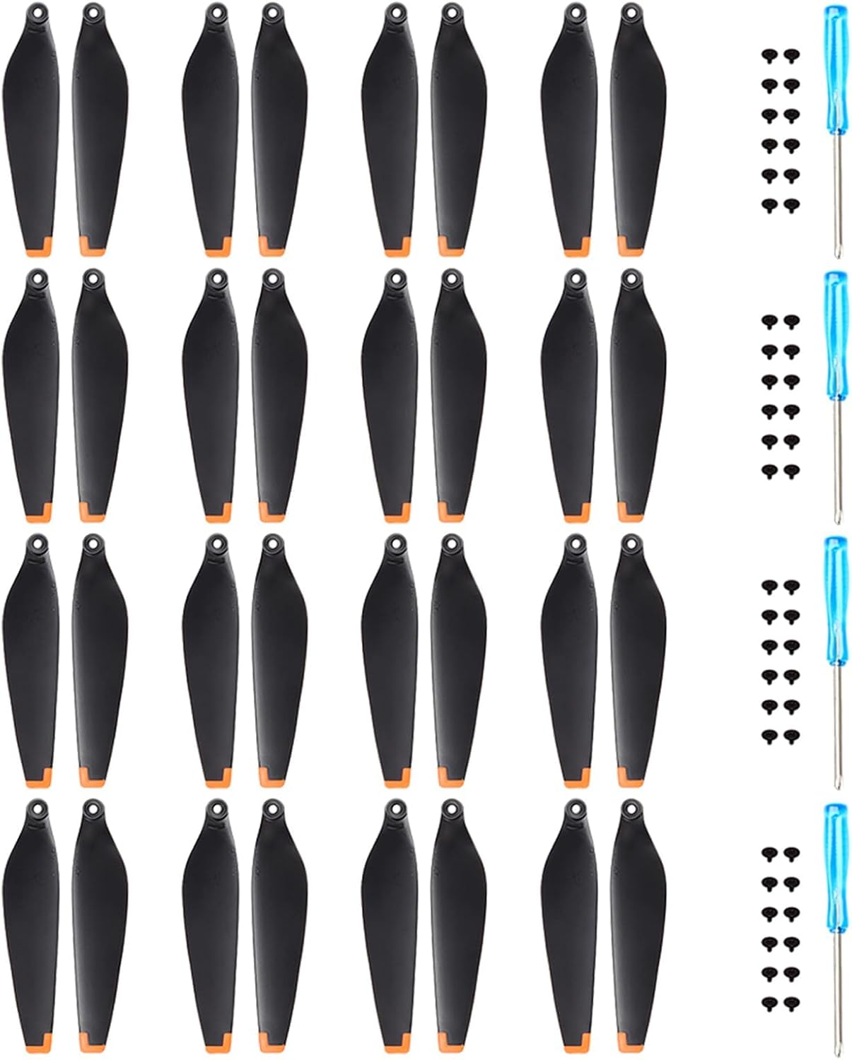 32 Pcs Mini 4 Pro/Mini 3 Pro Propellers, Replacement Spare Blades Props for DJI Mini 4 Pro/Mini 3 Pro Drone Accessories