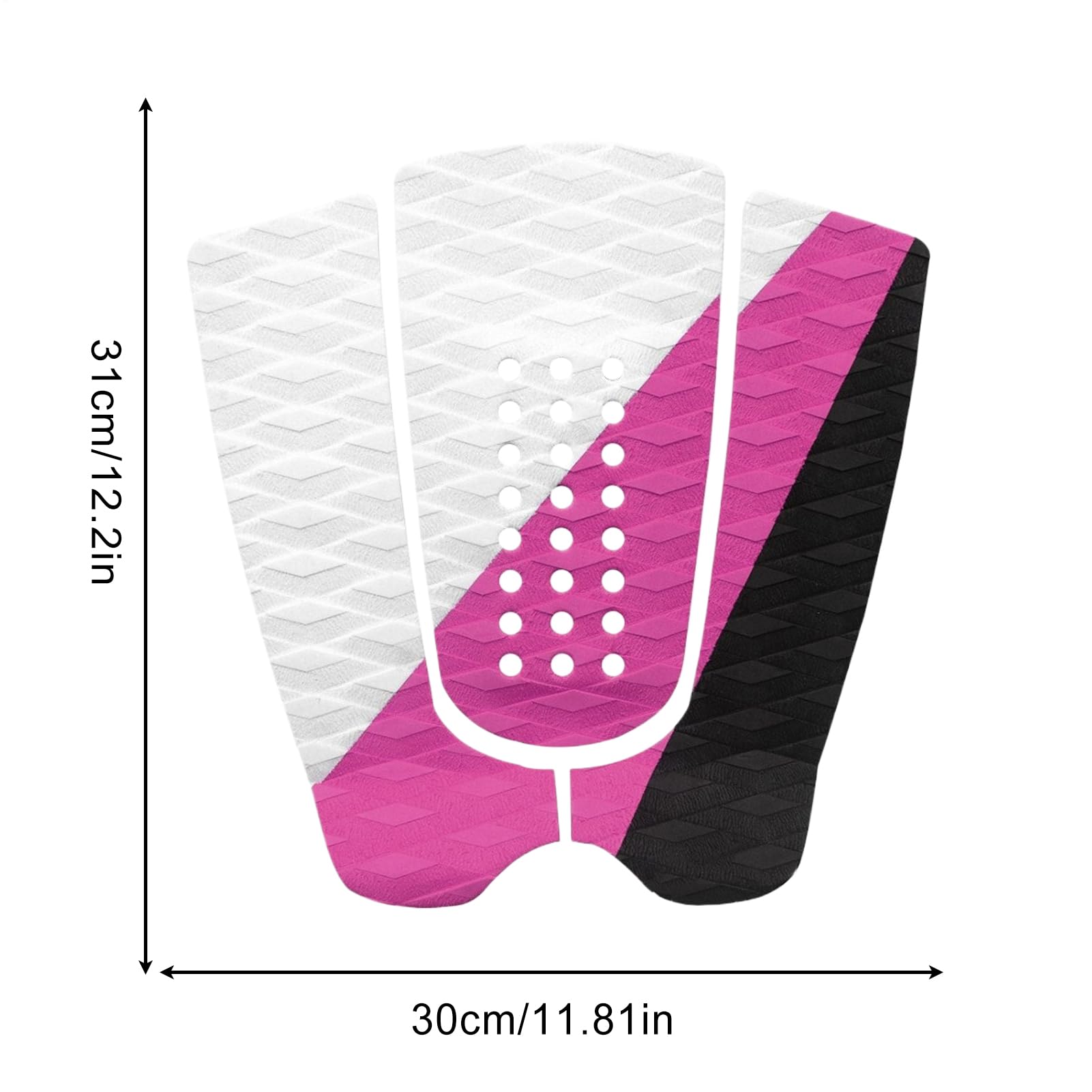 Almohadilla Antideslizante para Tabla de Surf - Almohadilla Acolchada para Cola de Skimboard | Accesorios Ligeros Antideslizantes para Deportes Acuáticos, Paddle Surf, Kayak y Playa