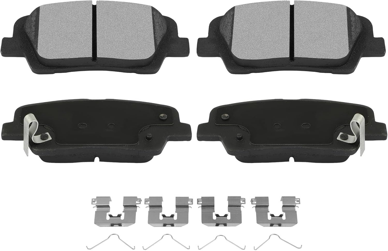 INEEDUP Ceramic Disc Brake Pads Rear For Hyundai Santa Fe 2017-2018,For Hyundai Santa Fe Sport 2017-2018,For Hyundai Santa Fe XL 2017-2019,For Kia Sorento 2016-2020 D1916(4PCS)