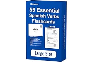 Spanish Verb Flash Cards: Instantly Conjugate 55 Spanish Verbs In Four Essential Tenses
