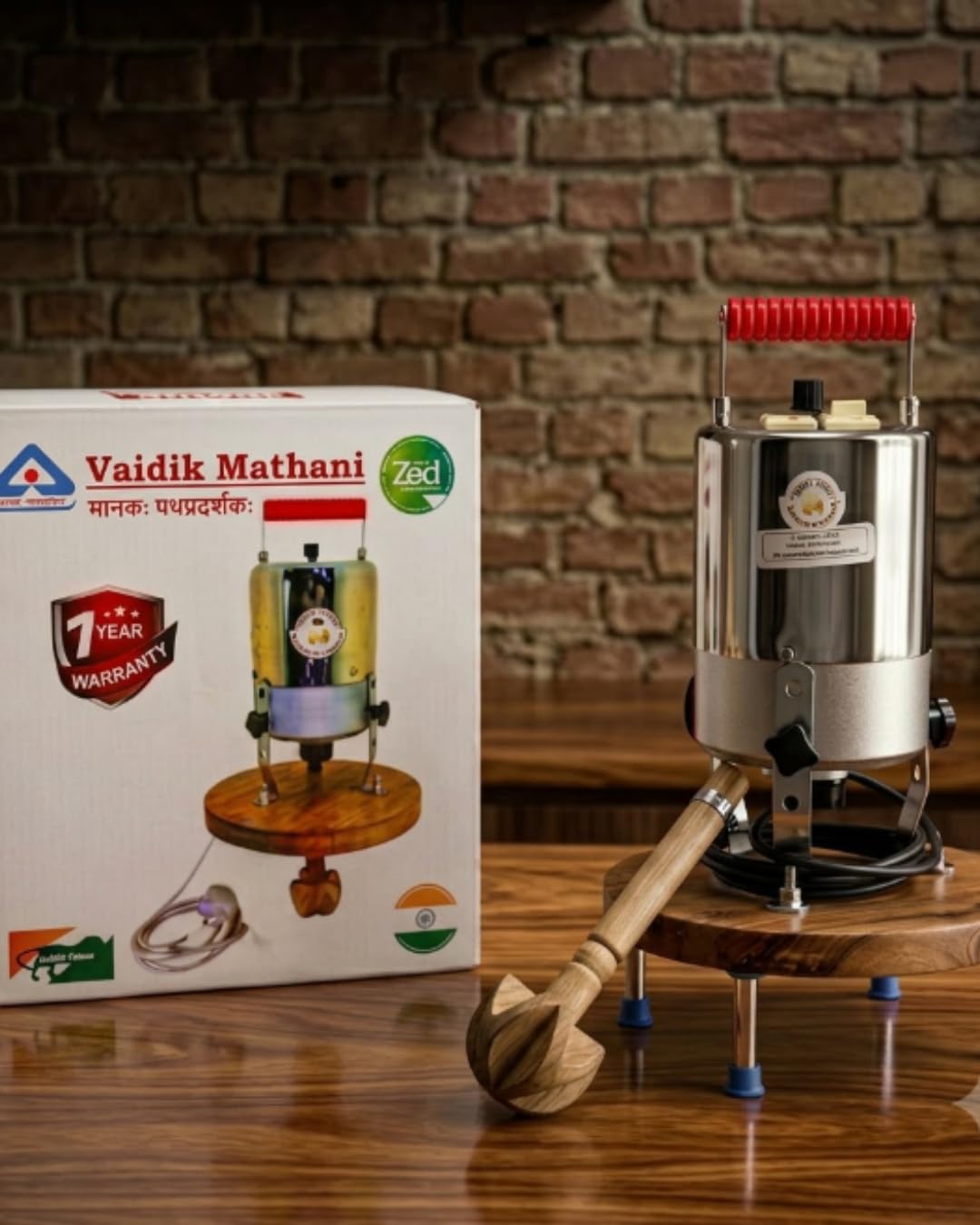 Vaidik Mathani Medium-Arjun Hand Blender - Make Curd Easily -4