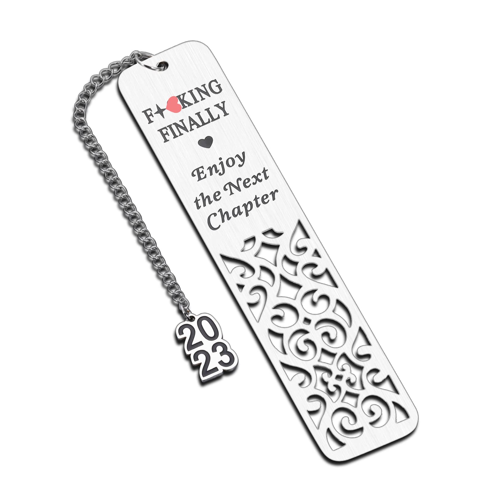 Photo 1 of Retirement Gifts for Women Men 2023 Happy Retirement Gifts Funny Bookmark for Book Lover Leader Coworkers Colleague Boss Employee Appreciation Gifts Retired Teacher Coach Going Away Farewell Gifts fxxking finally enjoy next chapter