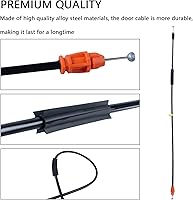 Vista 2 de Kit de pestillo de cable de puerta compatible con Chevy Silverado Tahoe Yukon Sierra Escalade 2007-2014, 25.8" para puertas delanteras del lado