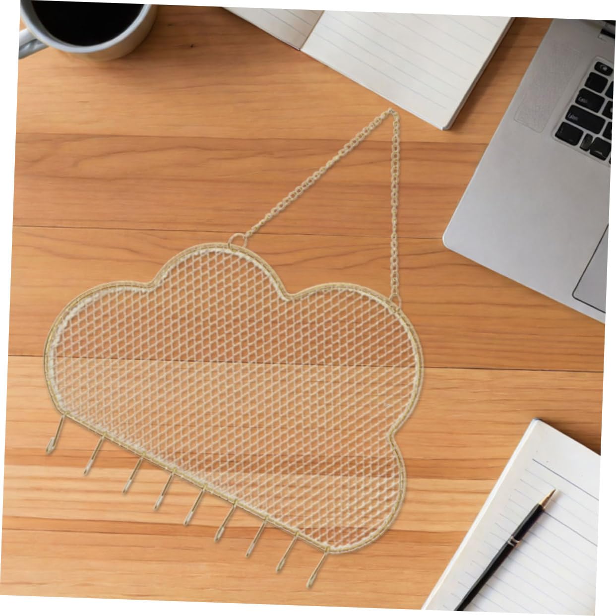 Gatuida 2 Stück Wandmontierter Ohrring organizer mit Gitter design Platzsparender Schmuckhalter zum Hängen für Schlafzimmer und Badezimmer Kompakter Schmuckdisplay für Übersichtliche