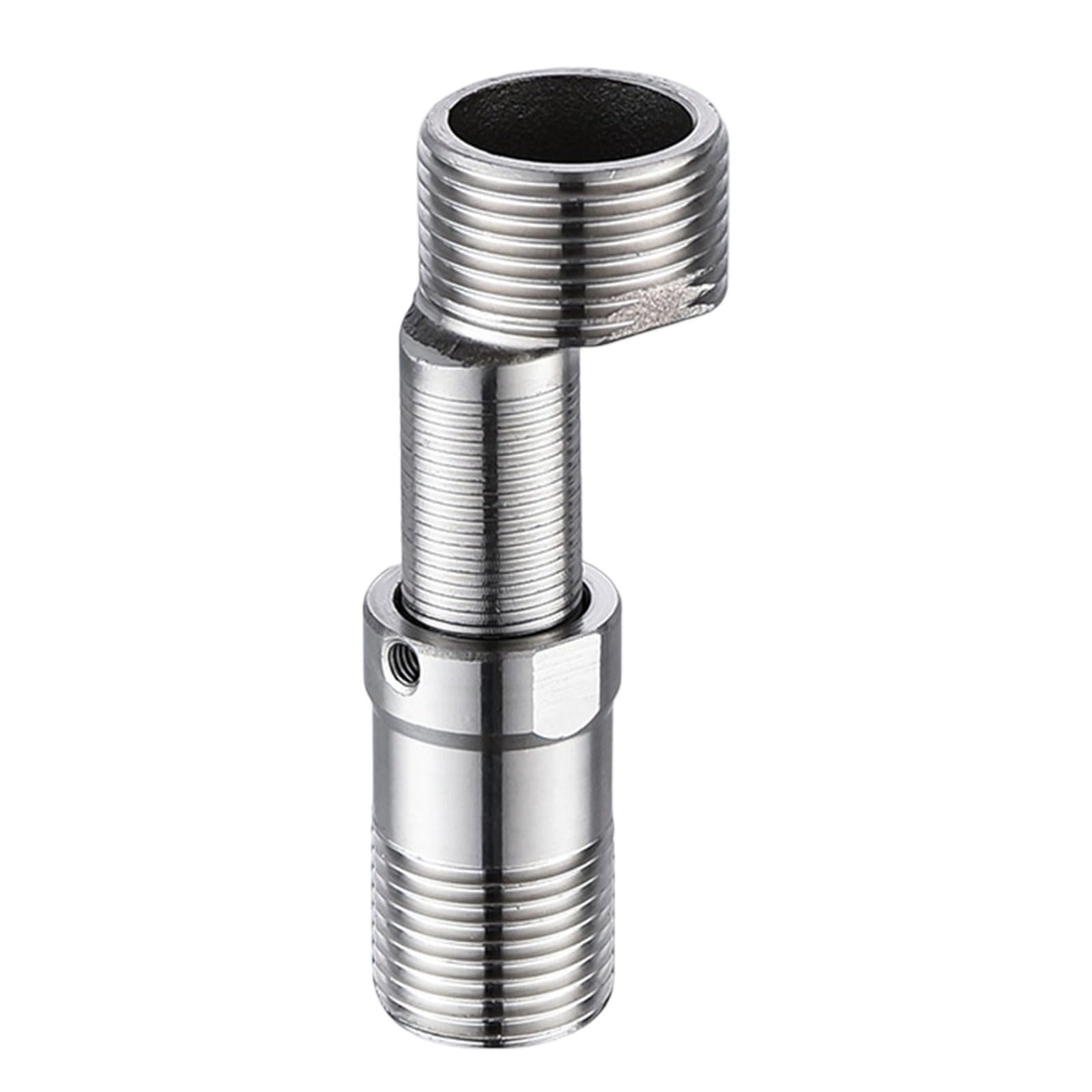 Nvoqilin A Shower Fixture Dapters Wall Mounted Shower Faucet Dapters Stainless Steels Ngled Curved Foot Bathroom Ccessories Rotating Ngles