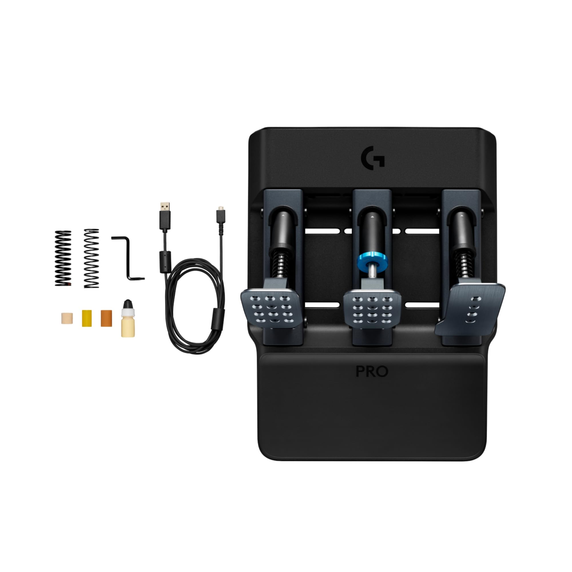 Logitech G PRO Racing Pedals - Racing Simulator Pedals with 100kg