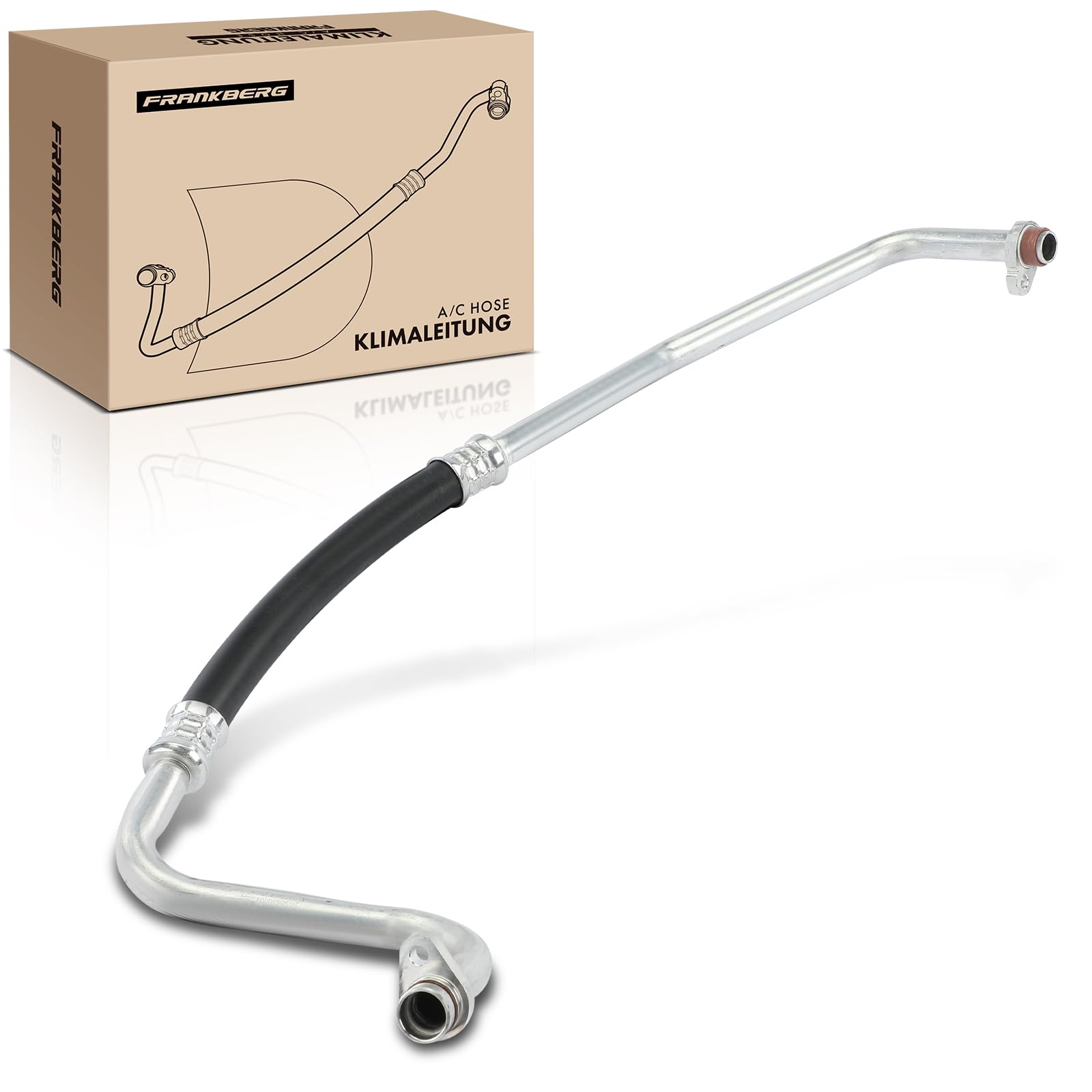 Frankberg Conduite de Pression Climatisation Compatible avec Citan Camionnette/MPV W415 1.2L Essence 2013-2021 Kangoo/Grand Kangoo KW0/1 1.5L Diesel 2008-2024 Remplacer# KTT160126