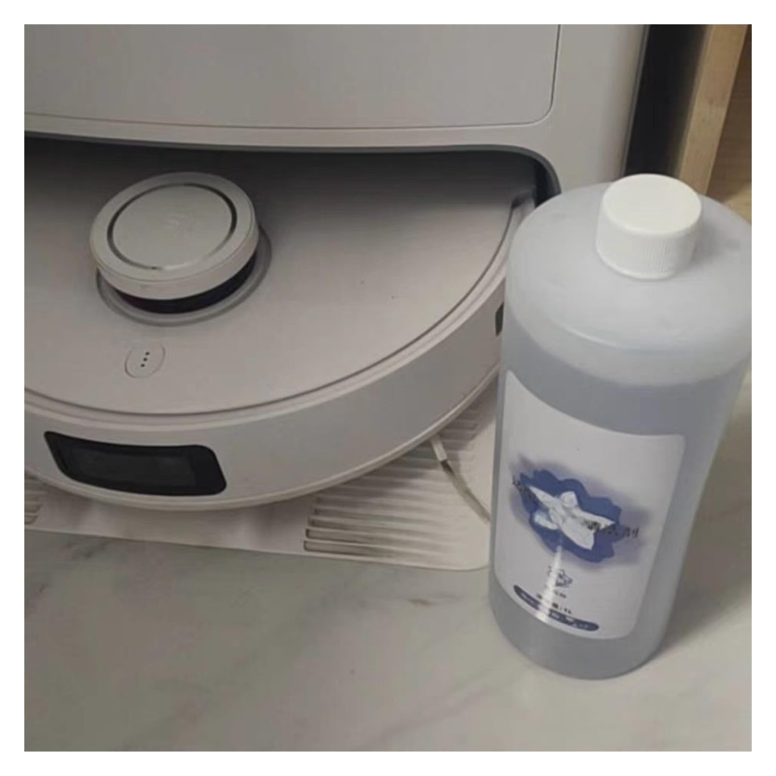 Solución de limpieza de pisos, 1L (33.8fl oz)。 Compatible para ECOVACS N9 + T10 OMNI, T10 TURBO, X1 OMNI, X1 TURBO, T20, T20 Max, T20 OMNI 。 Accesorios para barredoras(2pcs)