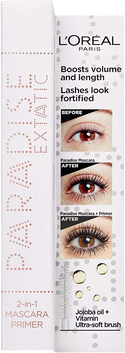 3 x L'Oreal Paris Paradise Extatic 2 in 1 Mascara Primer 7.2ml