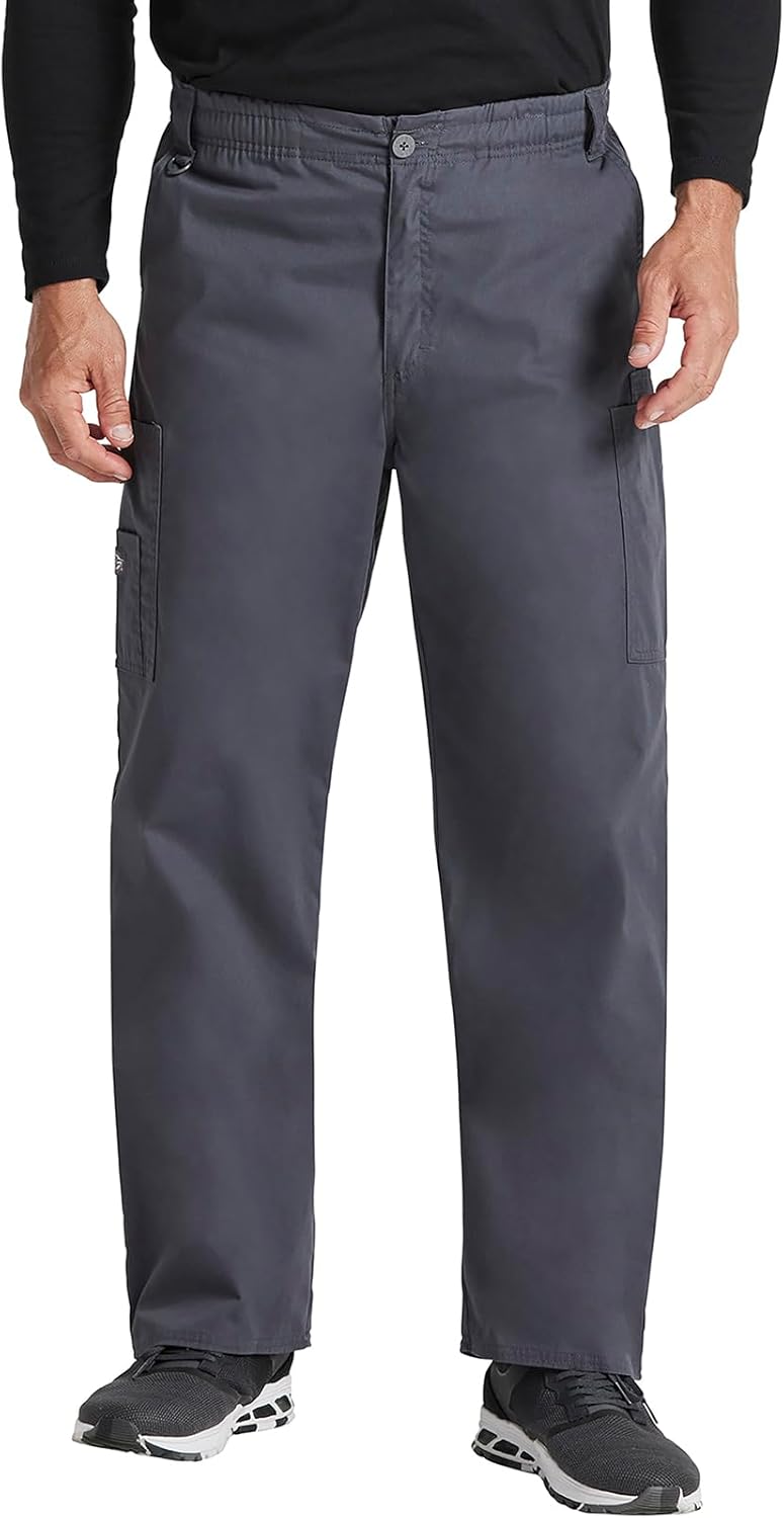 Dickies Scrub Set For Men With V-Neck 5 Pocket Top 81906 with Button Closure Elastic Waistband Pant 81006 - Image 3