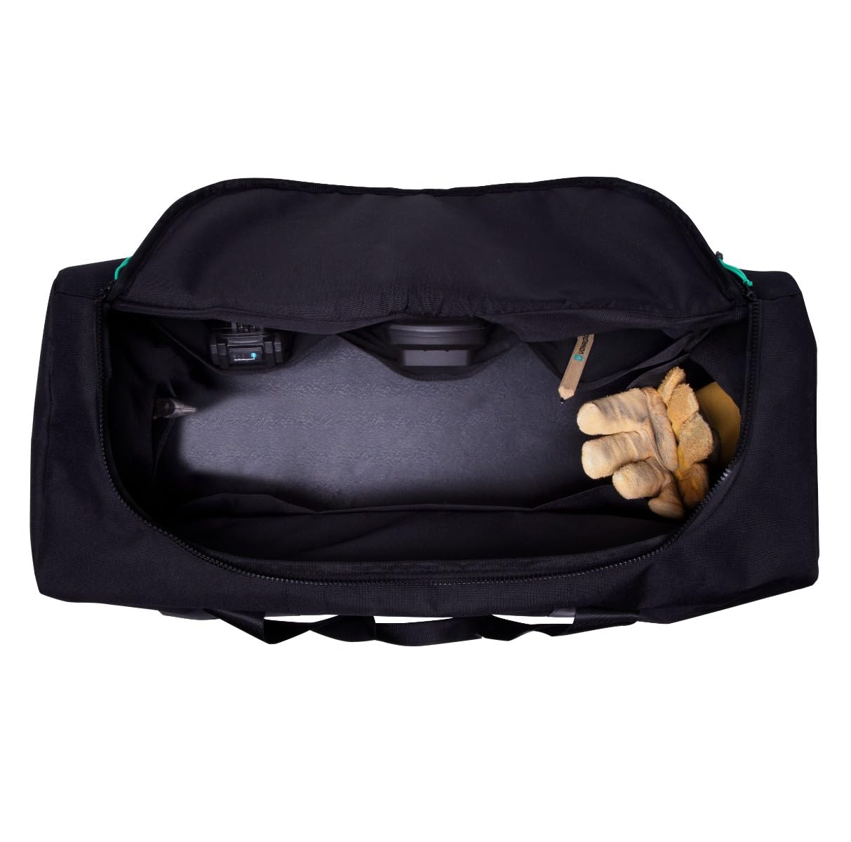 VONROC Juego de herramientas con batería VPower de 20 V. Incluye taladro, sierra de calar, lámpara de trabajo LED, 1 batería de 2,0 Ah, cargador rápido y bolsa (7 herramientas 4 x 2,0 Ah)