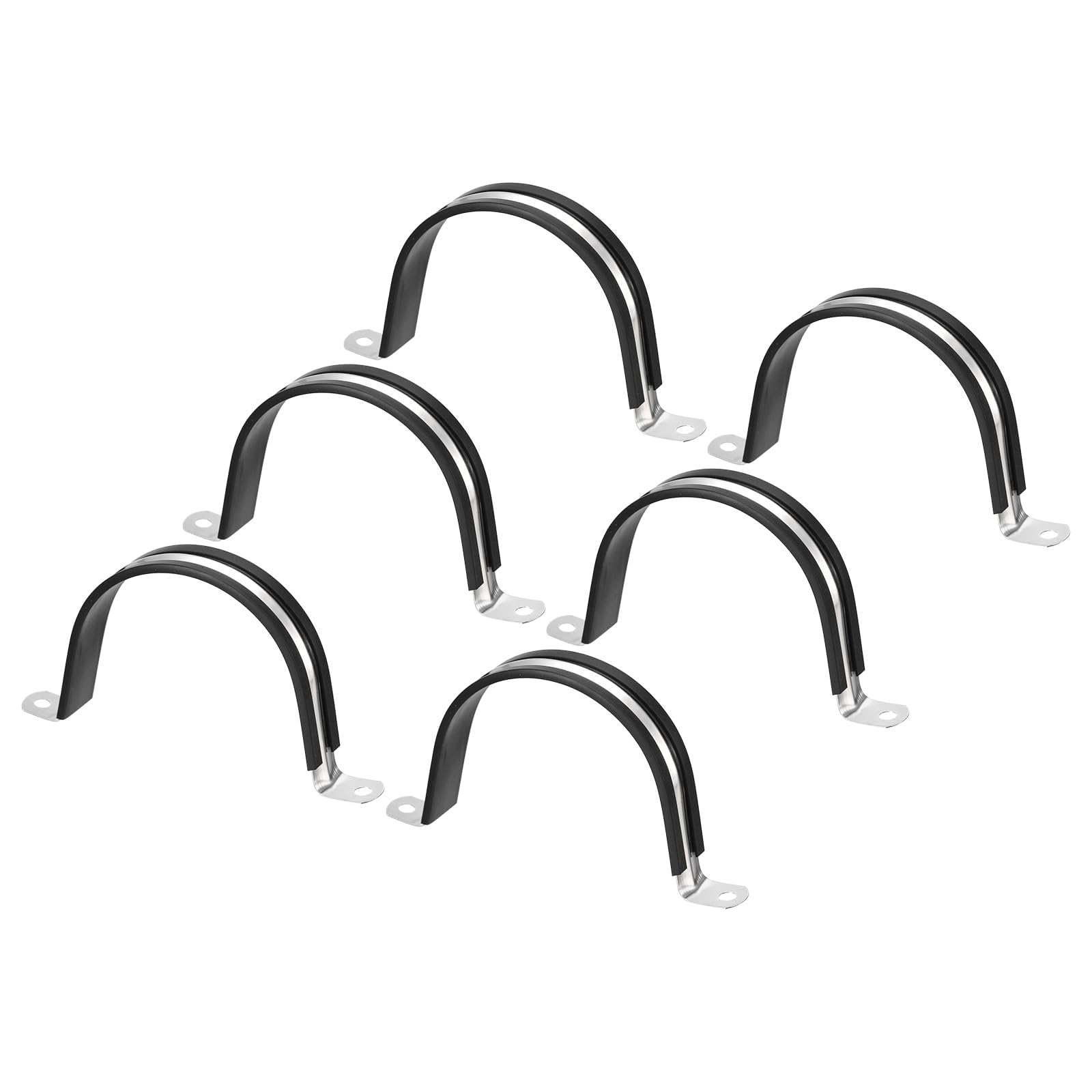 Unifizz 6Pcs 77mm(3") Cable Clamp