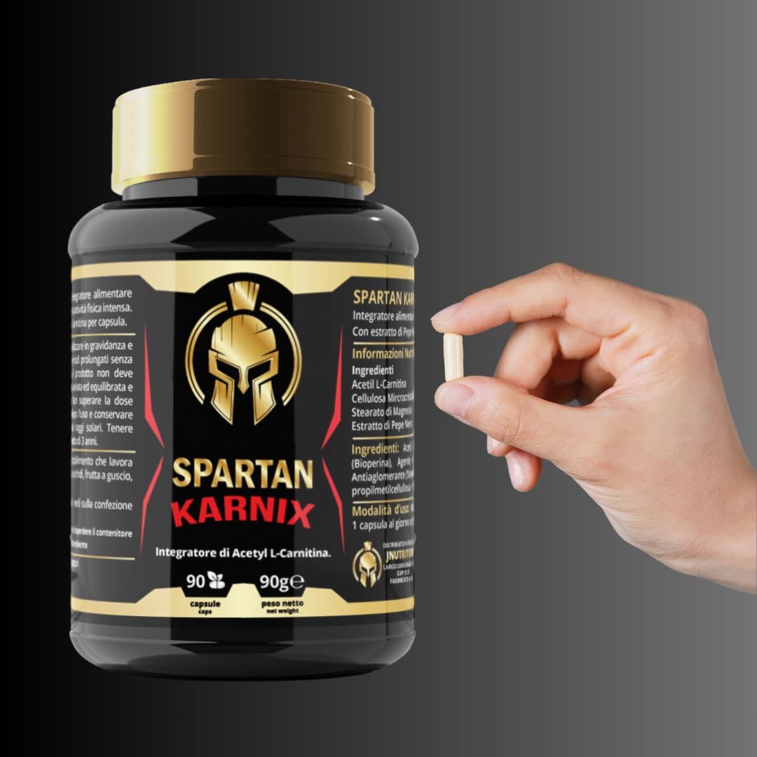 Karnix Acetil L-carnitina con capsula vegetale 1grammo di altissima qualità.