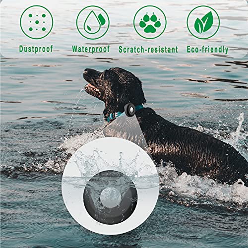Airtag Holder For Dog Collar, Cibaabo Silicone Air Tag Case Cover Compatible With Apple Airtags For 0.8-1.2Inch Cat Pet Collar Harness Loop #TOP2