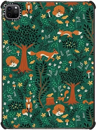 Vista 74 de CASETiFY Funda Impact para iPad Pro de 11" (3ª/4ª generación), diseño Groovy, color negro transparente