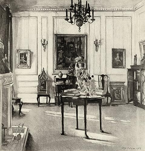 Peinture sur toile Piccadilly William nordique tableau de salon 60x90