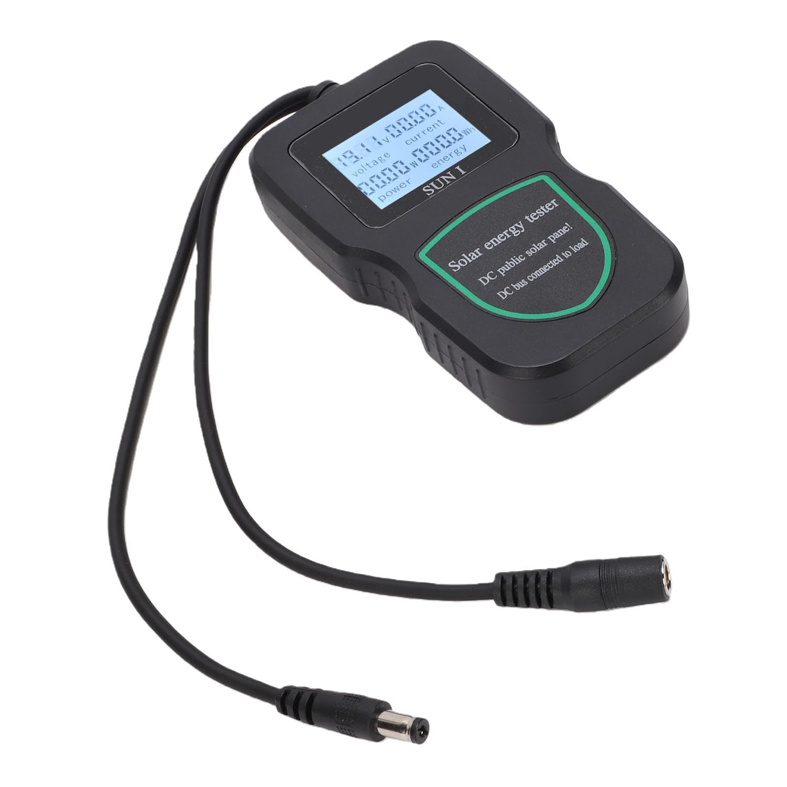 Medidor de Potencia de Panel Solar, LCD Retroiluminado