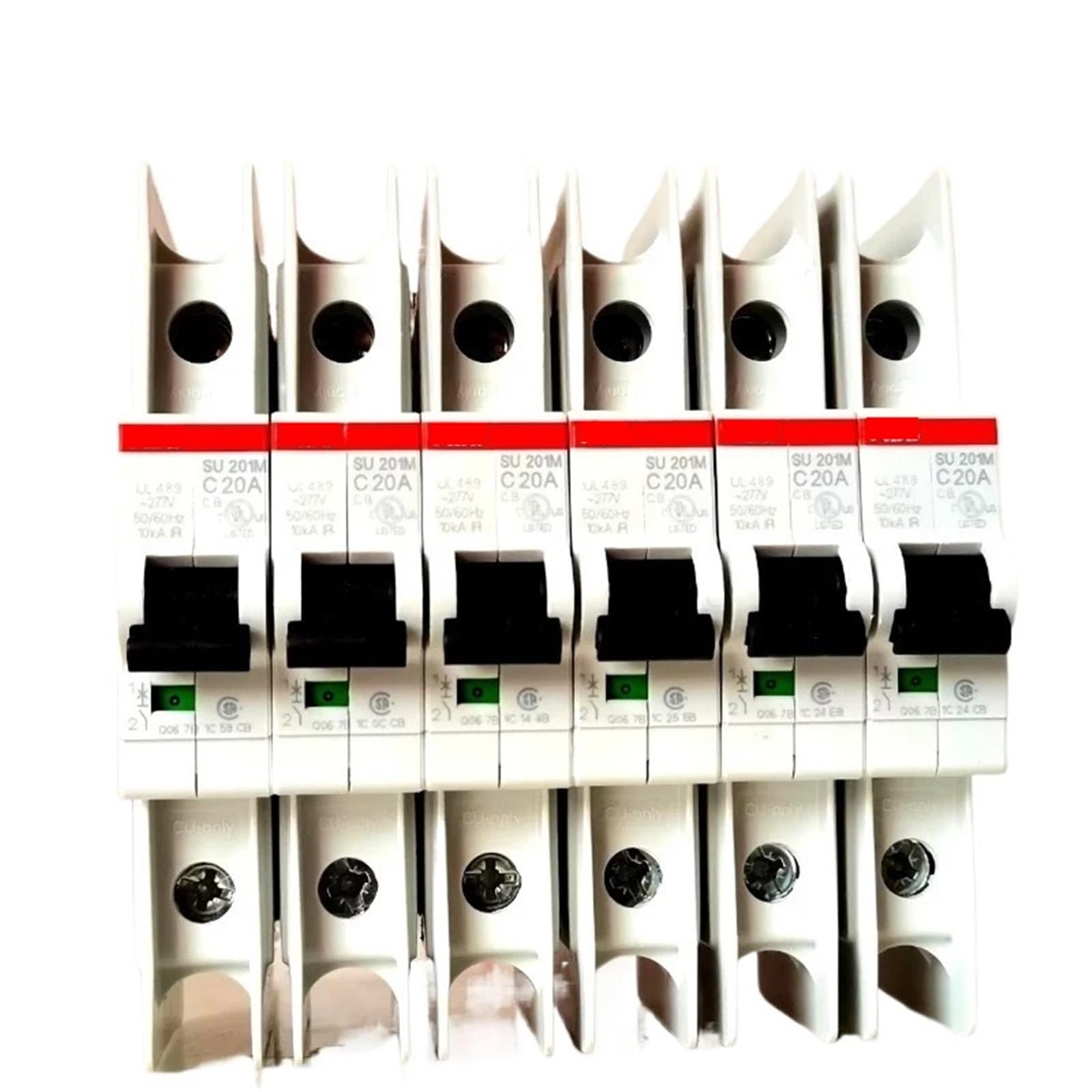 Miniature Circuit Breaker SU200M Series UL489, 1P 2P 3P 4P Air Open SU201M SU202M SU203M SU204M Smart Home(2P,2A)
