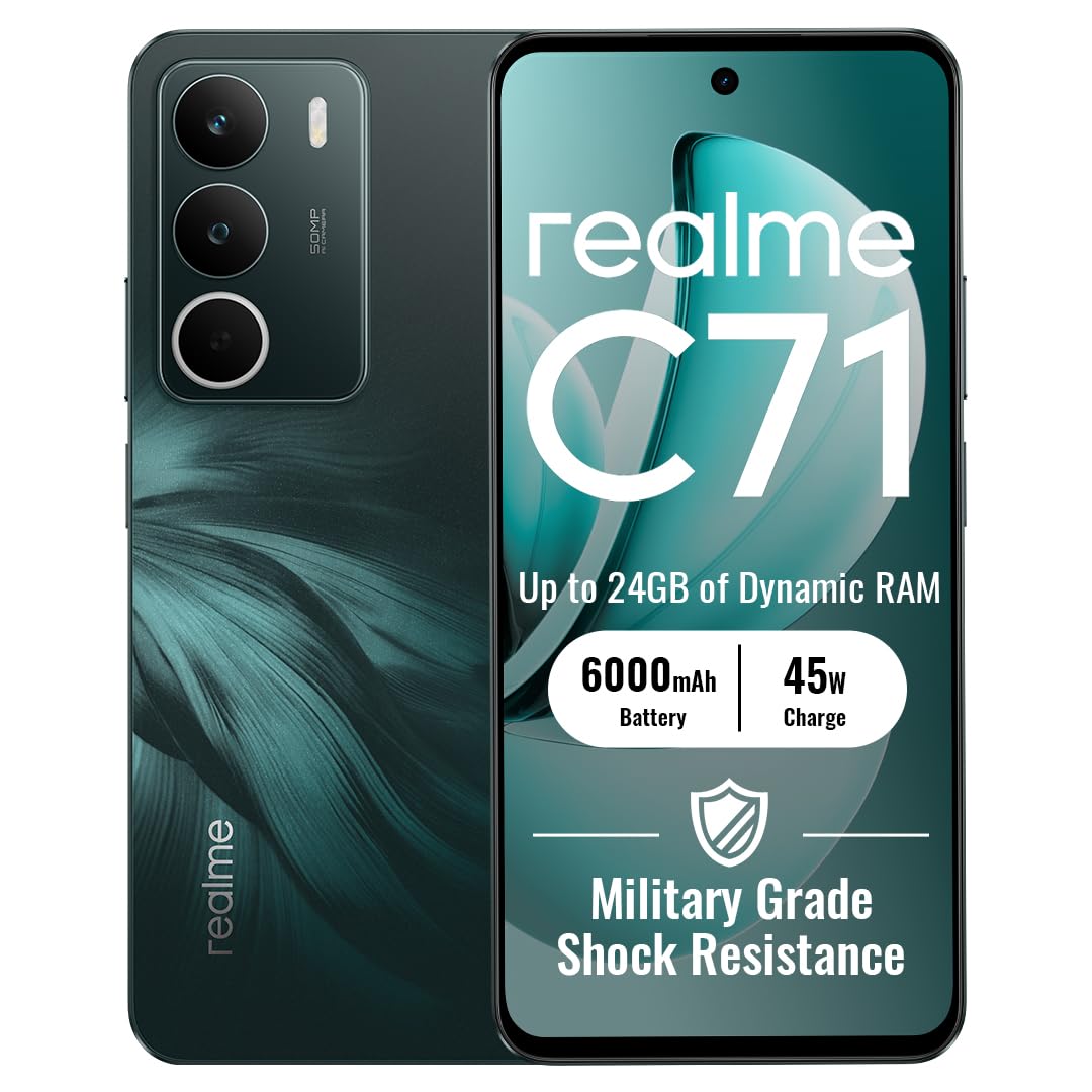 realme C71 Smartphone 6+128GB Forest Owl : Amazon.com.be: Electronics