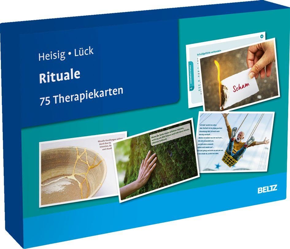 Rituale: 75 Therapiekarten. Mit 32-seitigem Booklet in hochwertiger Klappkassette, Kartenformat 16,5 x 24 cm (Beltz Therapiekarten)