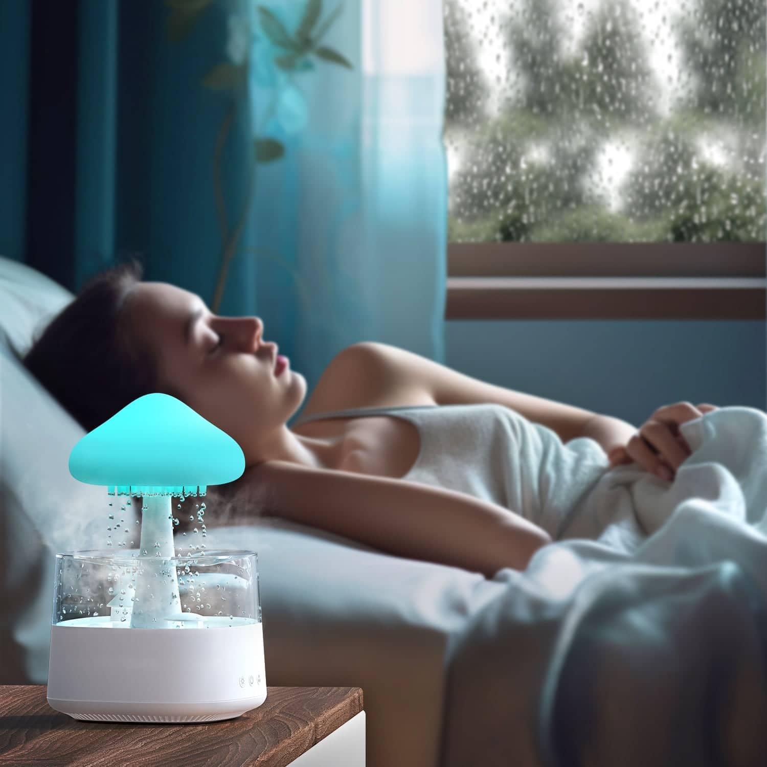 Amazon.com: Rain Cloud Mushroom Humidifier Lamp – Soothing