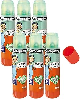 Cléopatre - BA15-CMCX6 - Cléostick Marine - Baton de Colle bleutée - 6x15g