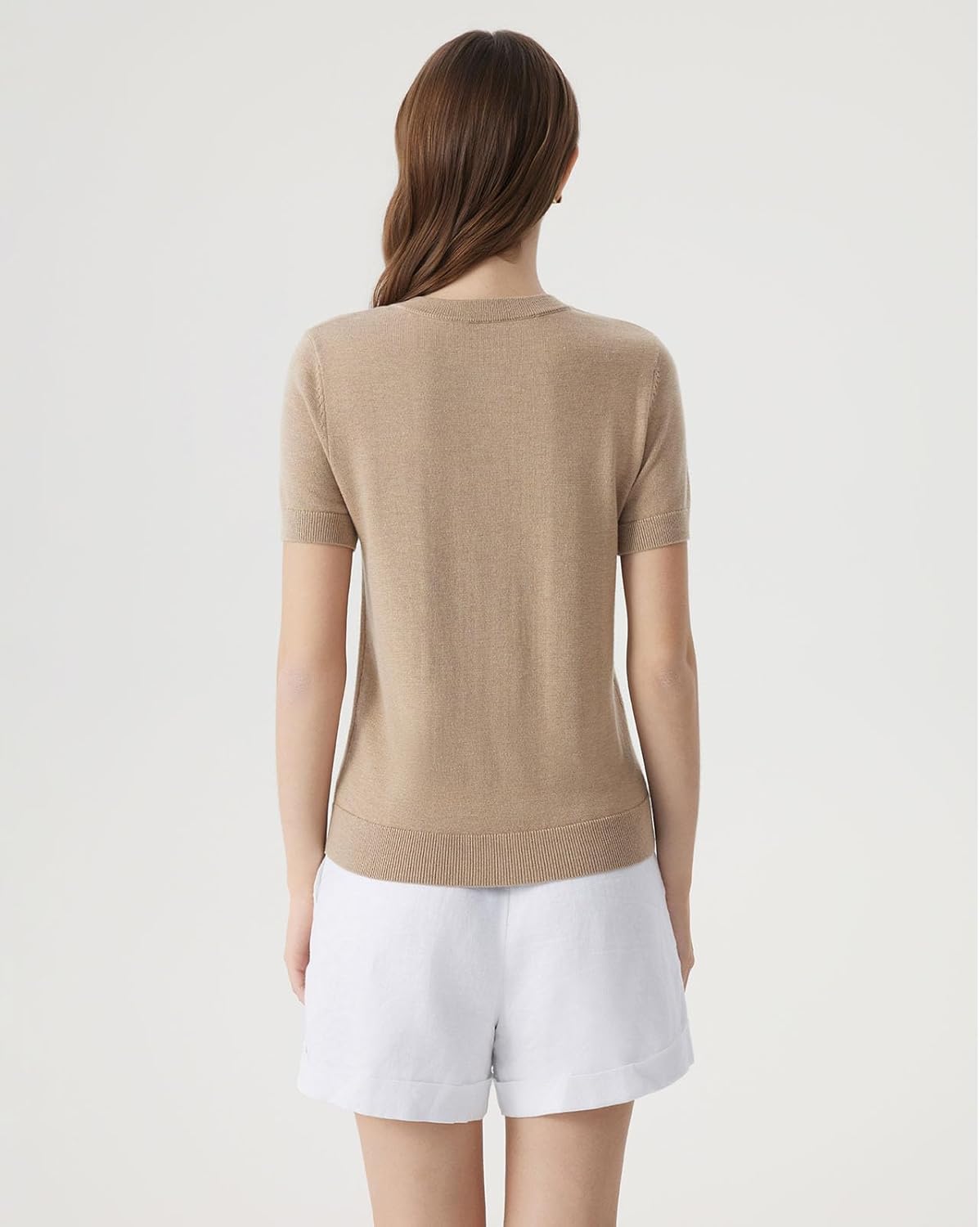 SUUKSESS Women Silk Cashmere Blend Cardigan Sweaters Summer Button Up Knit Outfits - Image 5