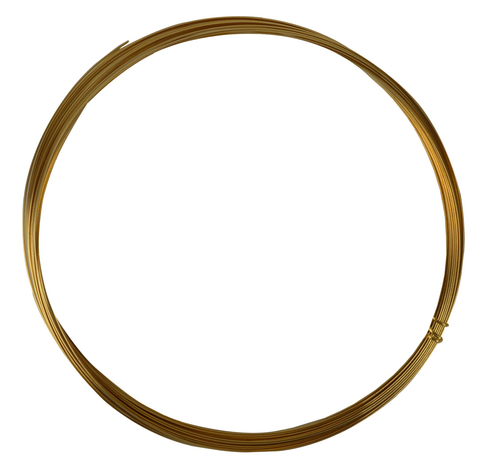 25' Half Round Half Hard Red Brass Wire 20 Gauge Jewelry Making Wire