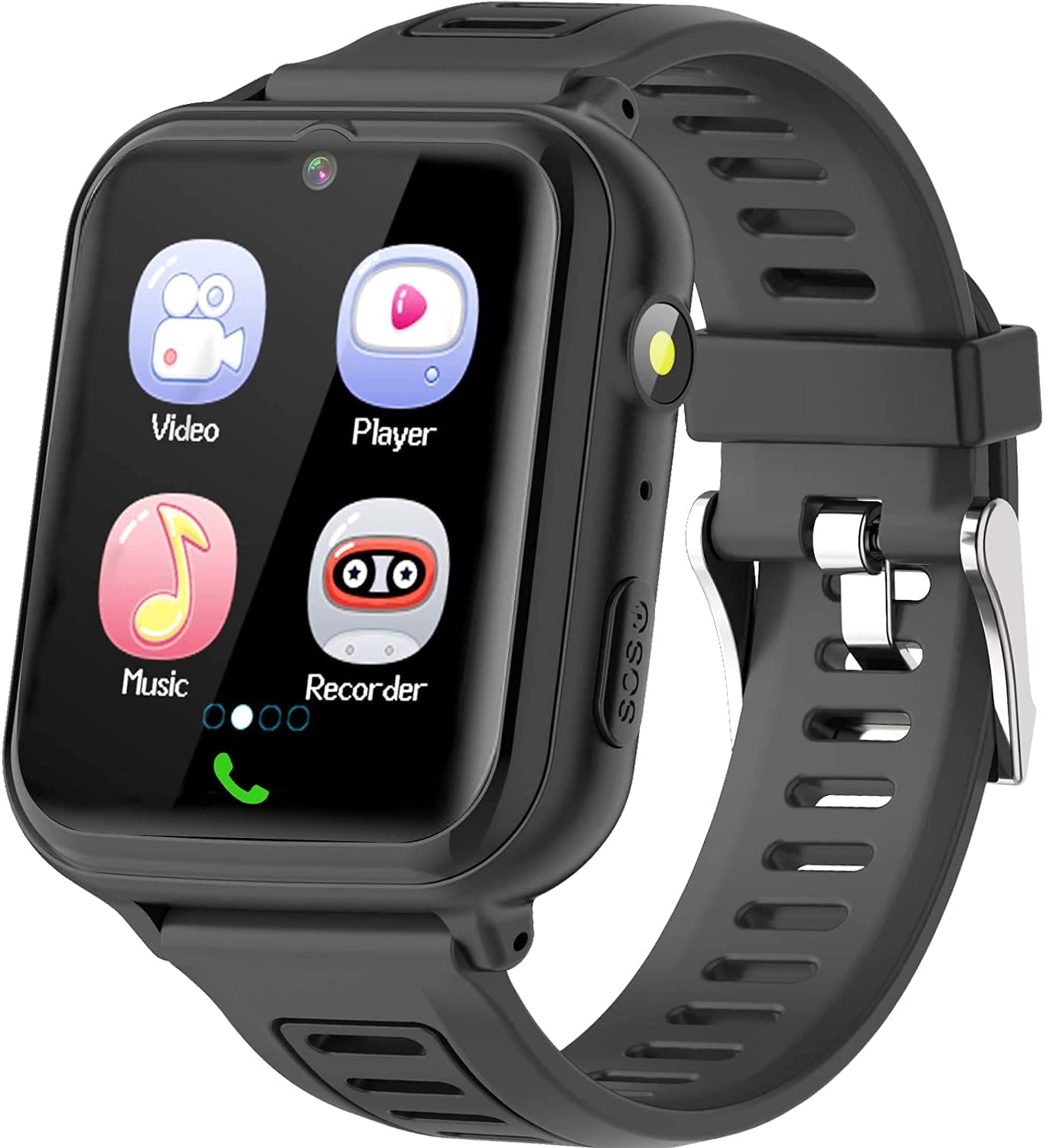 Kids Smart Watches for Boys Girls Kids Smartwatch Phone with HD Touch Screen 14 Puzzle Games Call SOS Music Player 12/24 hr Children Smartwatch Toys Birthday Gifts for 3-14 Years Students