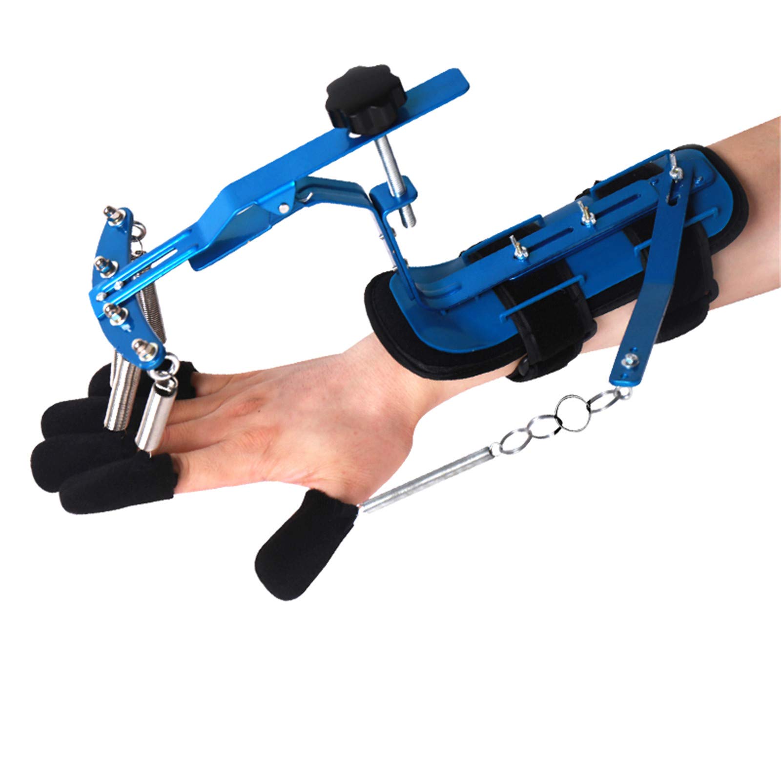 Tutore per la riabilitazione delle dita, plantari per riabilitazione delle dita regolabili Esercitatore per il polso Ortesi per il polso della mano Separato per la flessione delle dita Sched