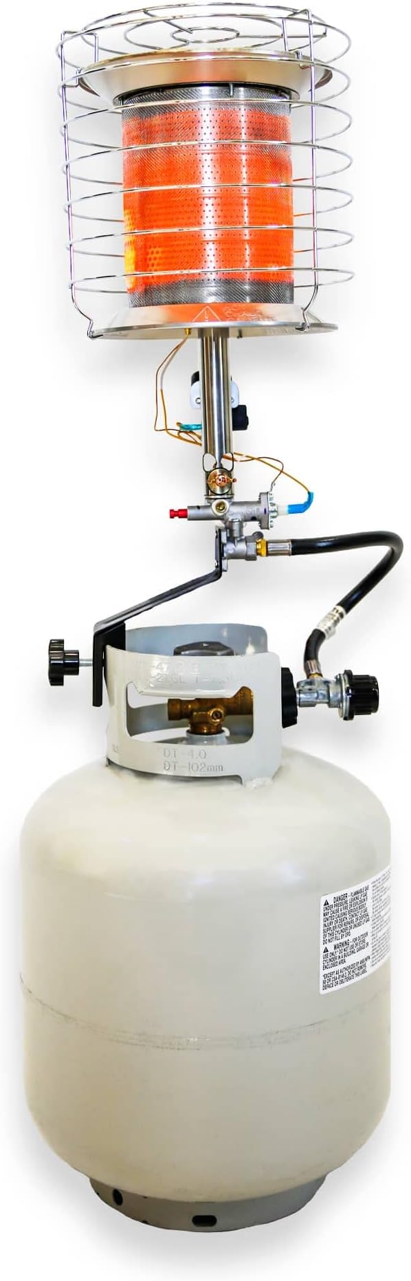 ProCom 360-Degree Tank Top Propane Heater - 42,000 BTU - Model# PCTT360, White
