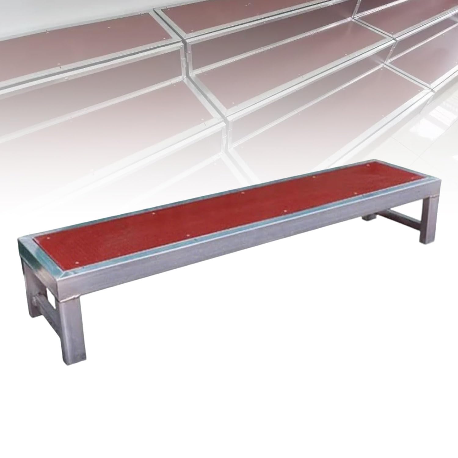 Scalette Portatili Pieghevoli per palcoscenico, Piattaforma a gradini per spettacoli, pedana per cori, per scuole, chiese, Matrimoni, teatri, concerti e Altro Ancora Antislip-1Tier