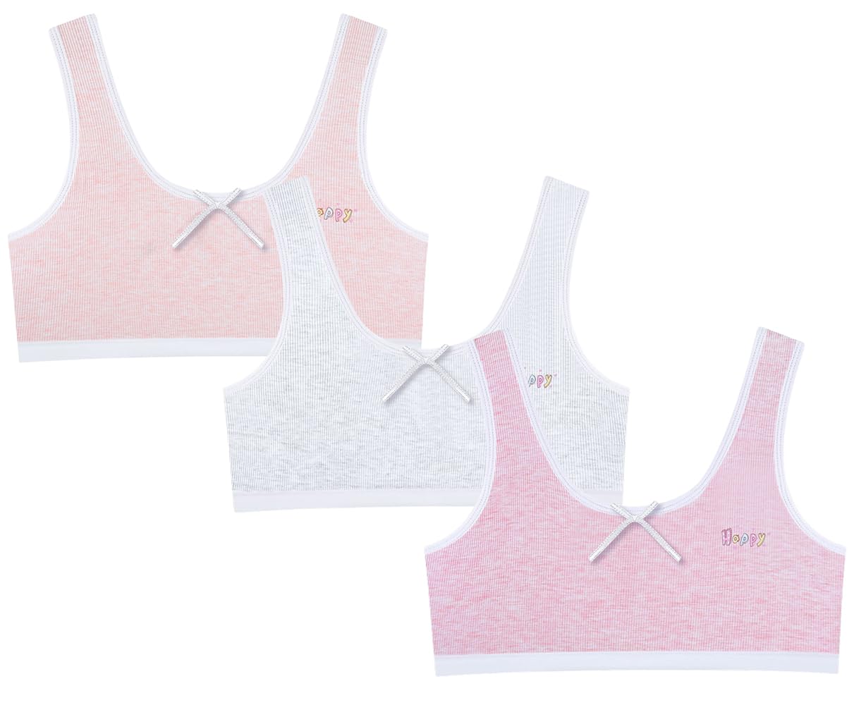 Training Bras for Girls Seamless Cami Bralettes Sports Striped Vest