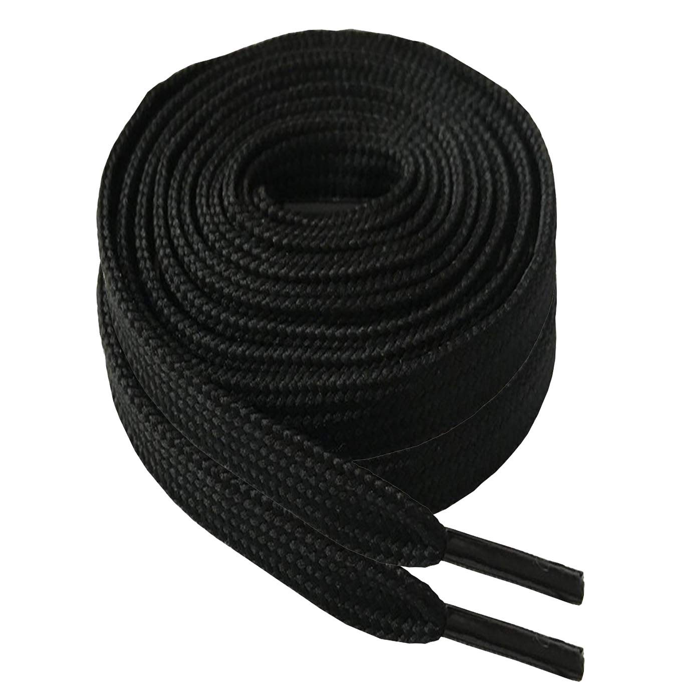 2 Pairs Flat Shoelaces,5/16" wide ,52 inch length for Adults and Kids Skates