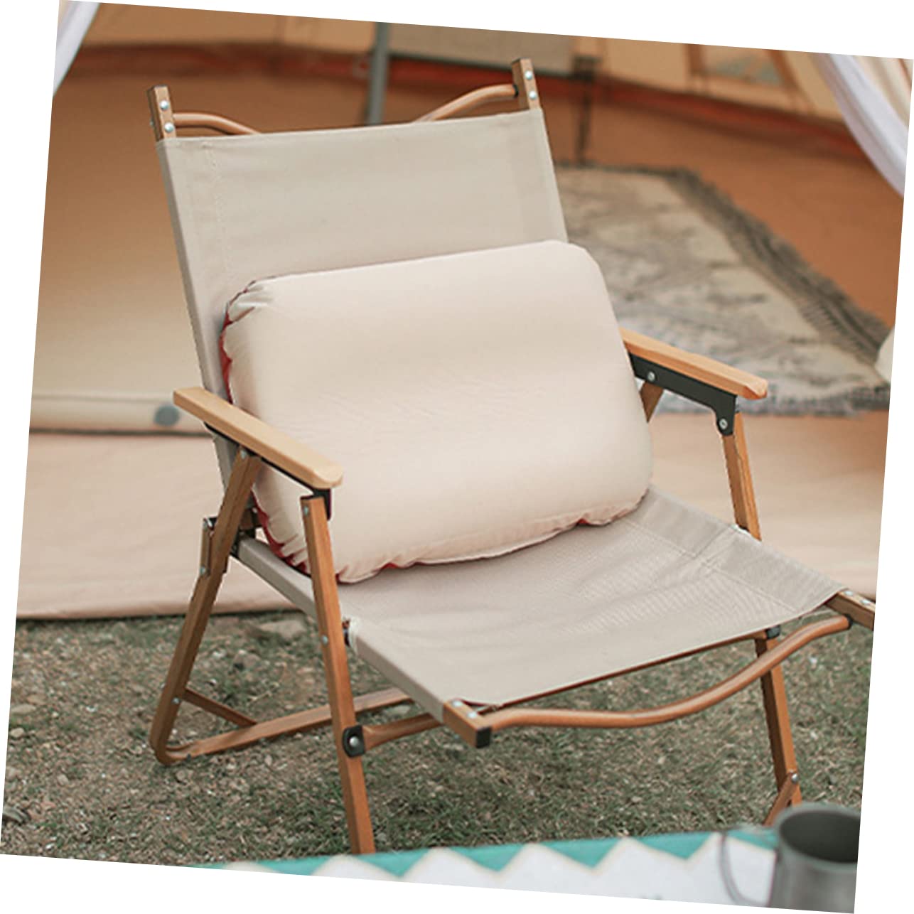 TOYANDONA Cuscino Gonfiabile Ergonomico Per Viaggio Cuscino Da Campeggio Portatile e Facile Da Usare Per Uso Domestico Aperto
