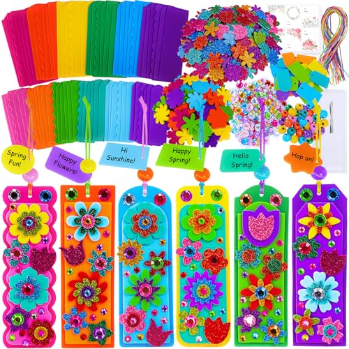 Winlyn 36 Sets Flower Crafts Kits Spring Summer Crafts DIY