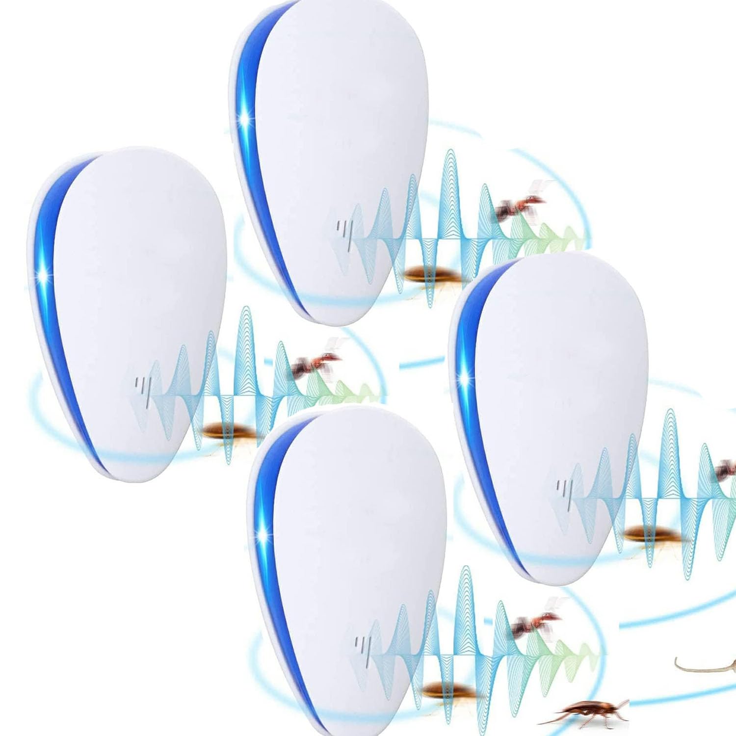 Sponsored Ad – Ultrasonic Pest Repeller, 4 Pcs Pest Repellent Plug in for Indoor Defende, Use for Drive Fleas, Mosquitos, Bed Bugs, Cockroach, Rats, Rodents, Mice, Insect, Ants, Spiders Away, Harmless to Pets Human